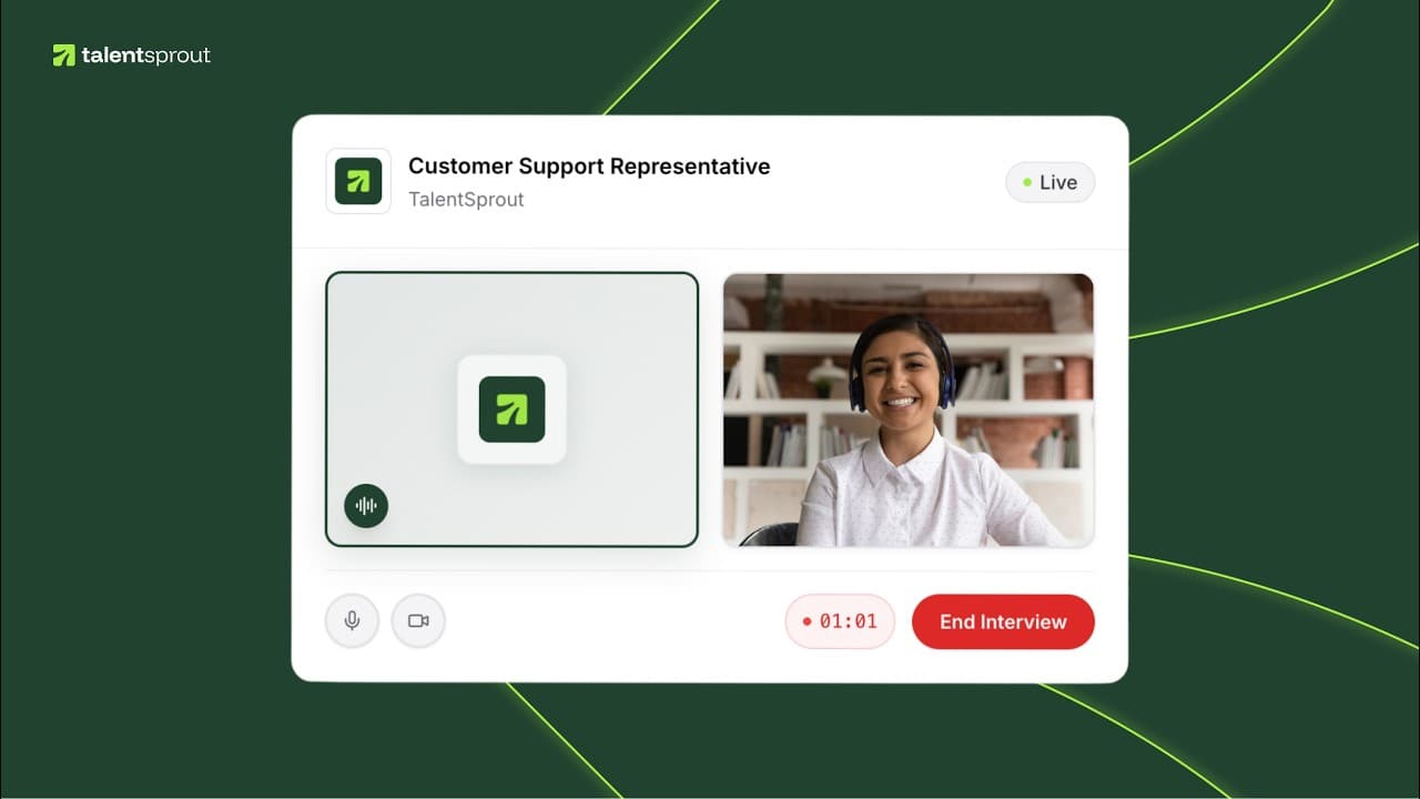 AI Candidate Screening — 60-Second Product Walkthrough | TalentSprout