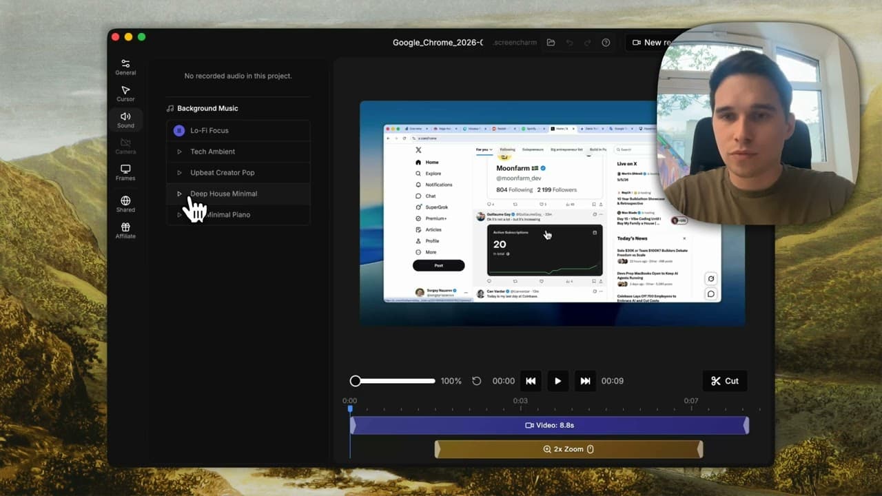 Screen Charm v1.8.0 (Motion Blur, Background Music)