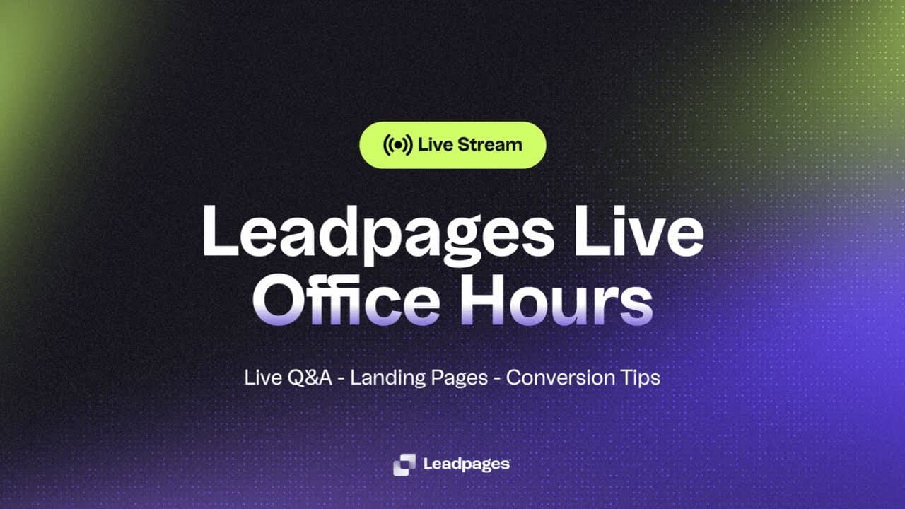 Leadpages Office Hours