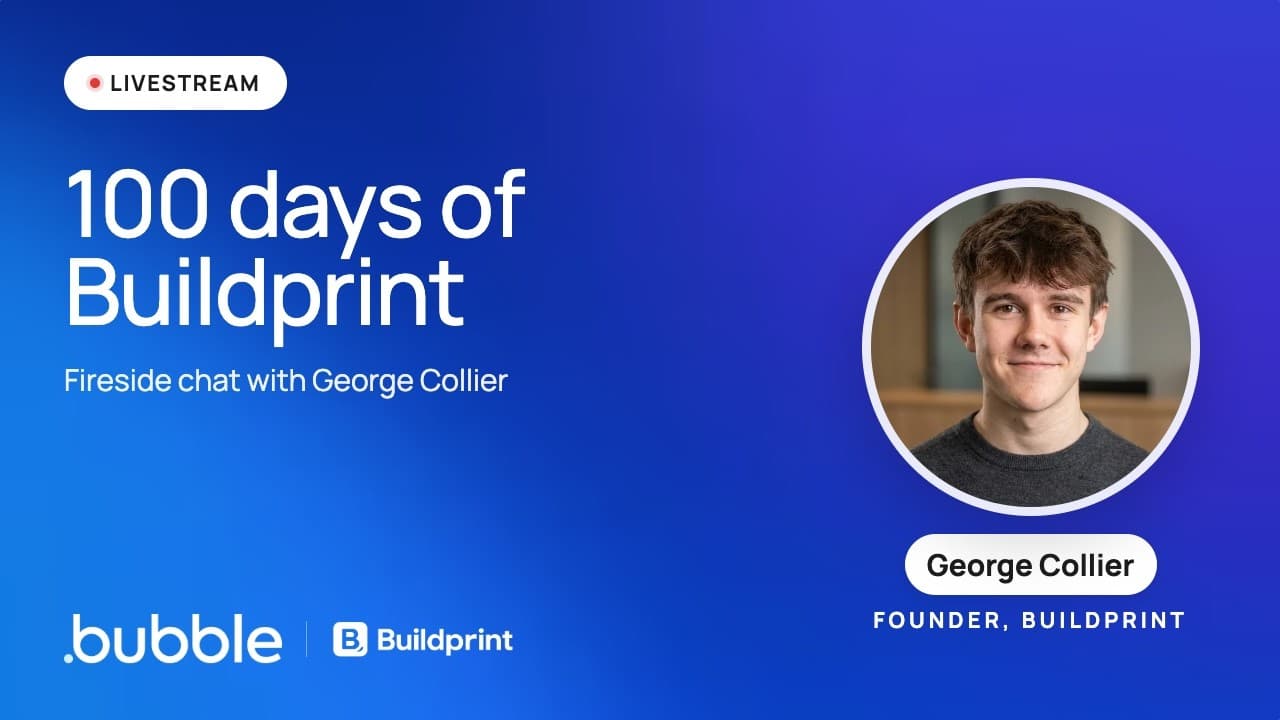 100 Days of Buildprint - Fireside chat with George Collier