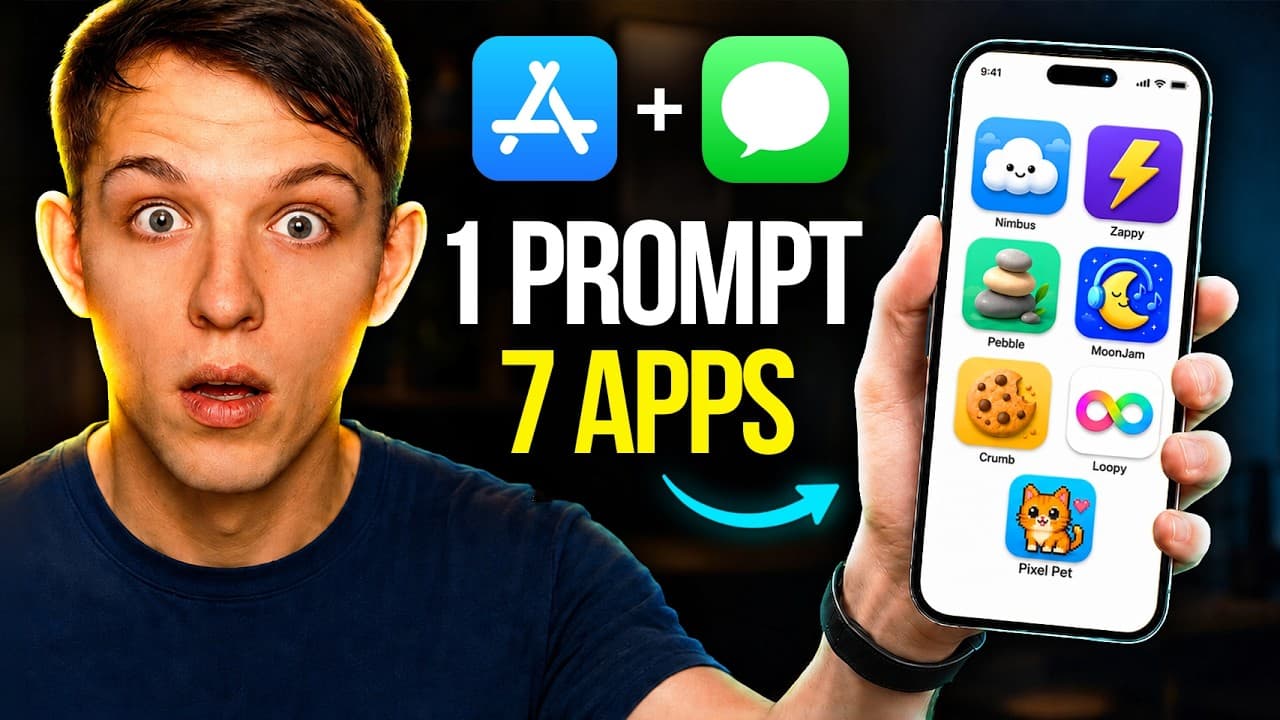 I Built 7 Apps With One AI Prompt… And They Actually Work