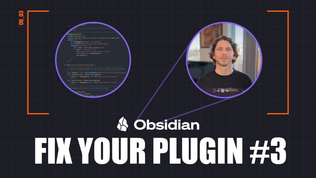 Critique your plugin #3 — Obsidian October 2024