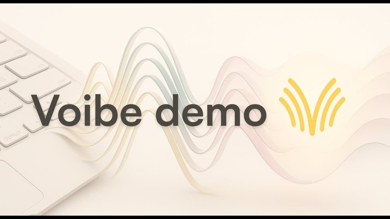 Introduction to Voibe: A really fast, fully private dictation app for Mac