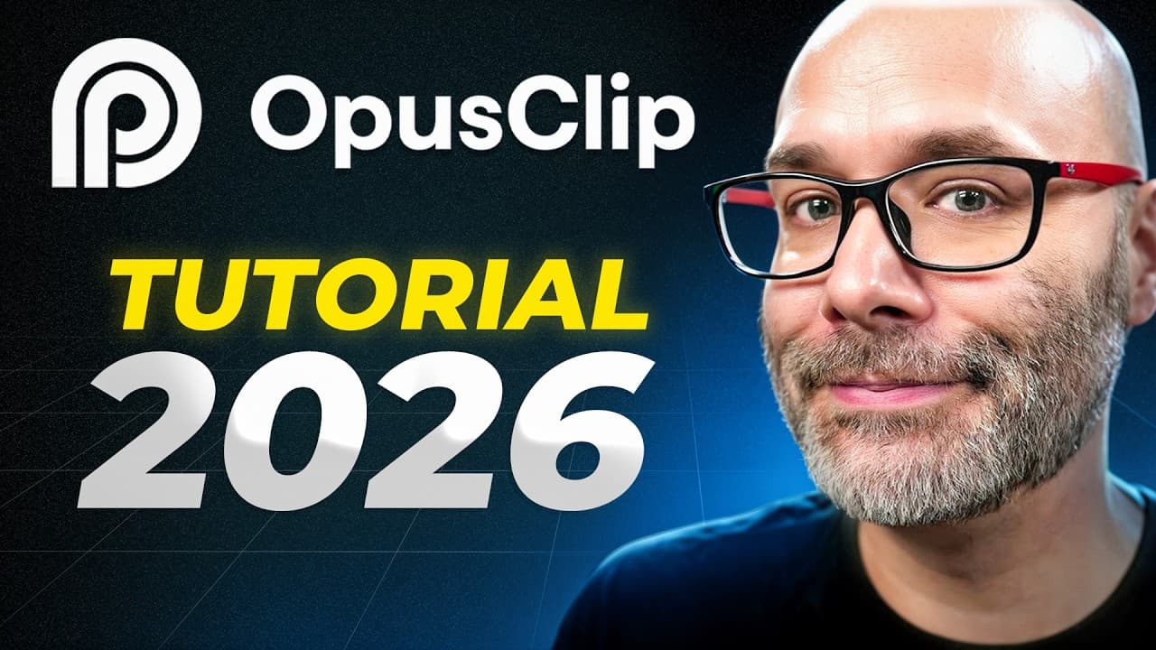 OpusClip Tutorial 2026: Full Step-By-Step Beginner Guide