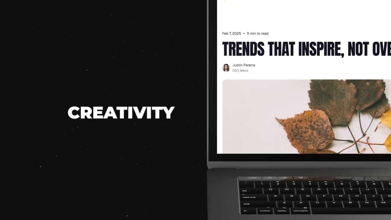🚀 Mariq – Webflow & Framer Marketing Agency Template Preview