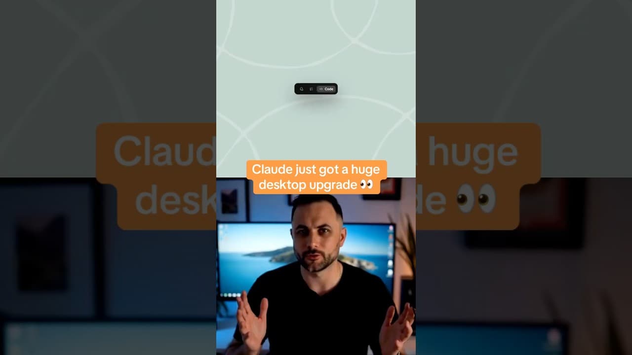 Claude desktop redesign 👀 #ai #claude #aiagents #redesign