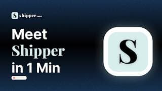 Shipper video overview