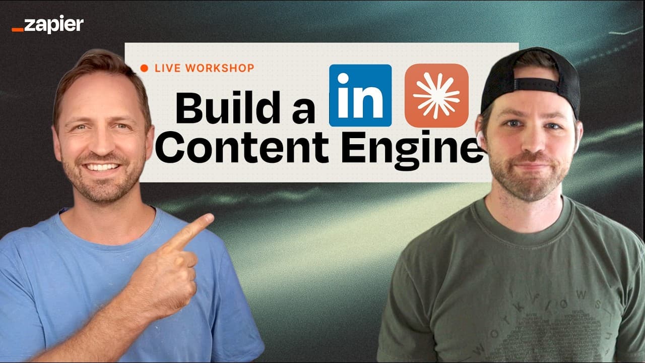 Build an AI Content Engine in Claude with Zapier MCP | Build Along Workshop