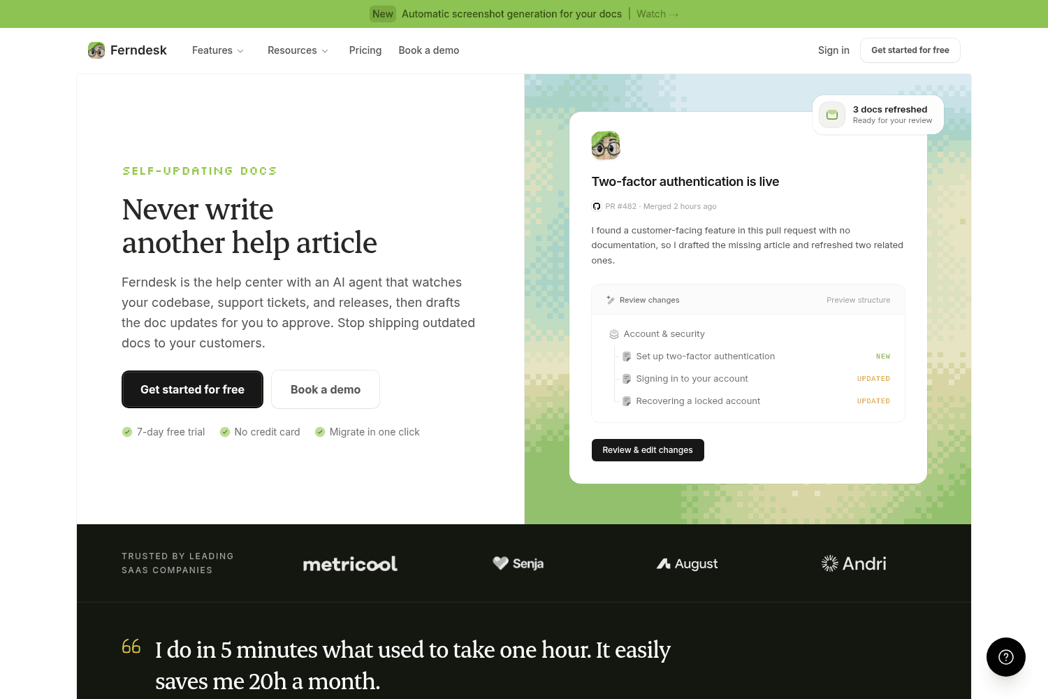 Ferndesk