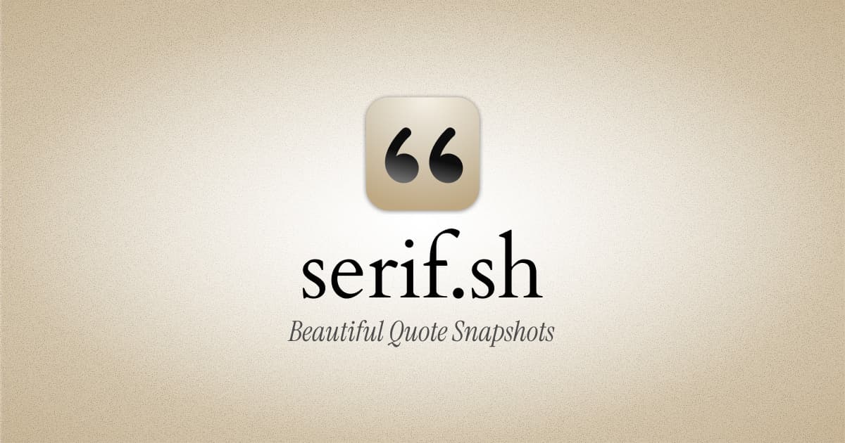 serif.sh
