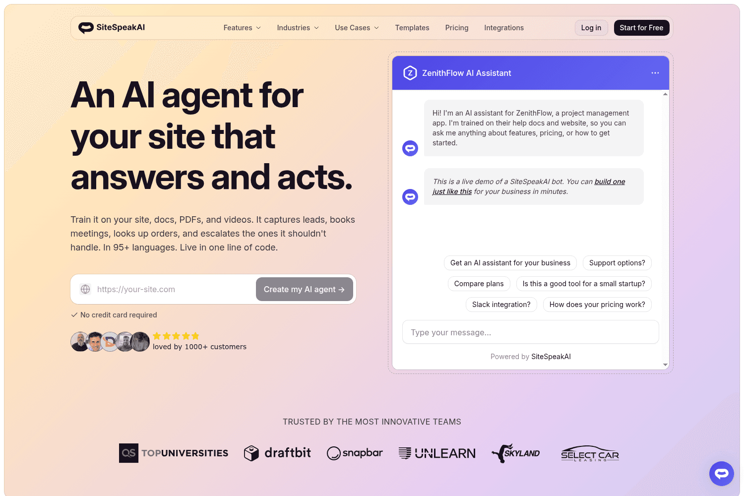 SiteSpeakAI