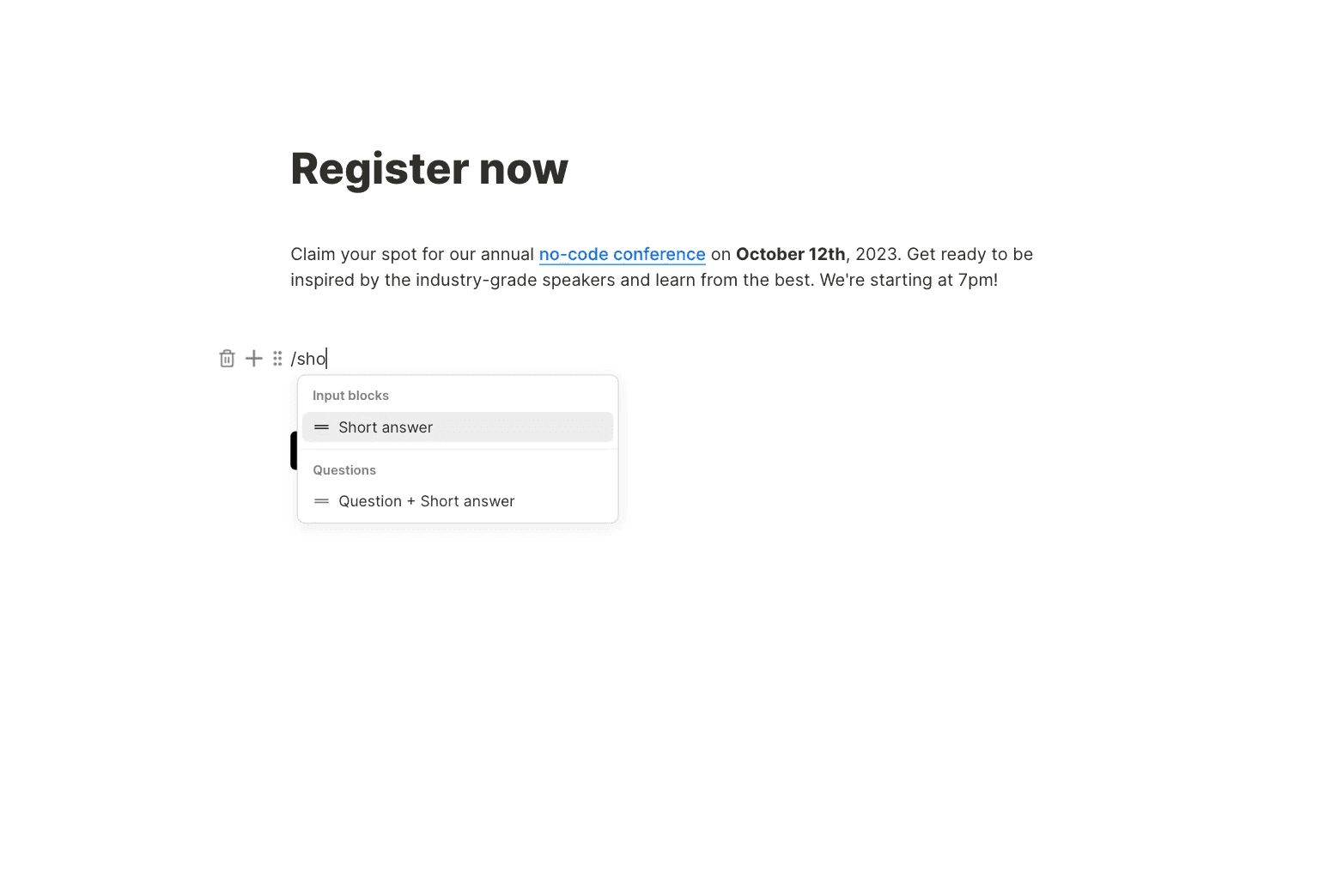Tally editor