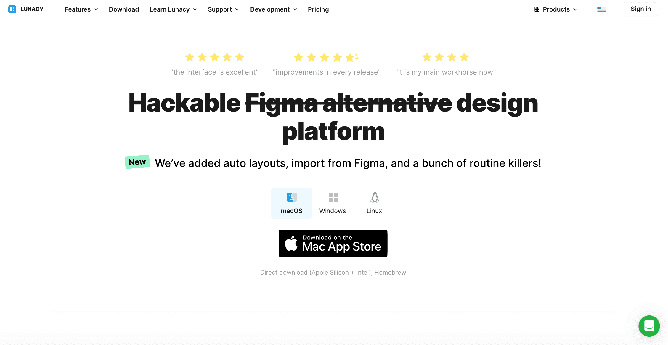 Lunacy figma alternative by icons8