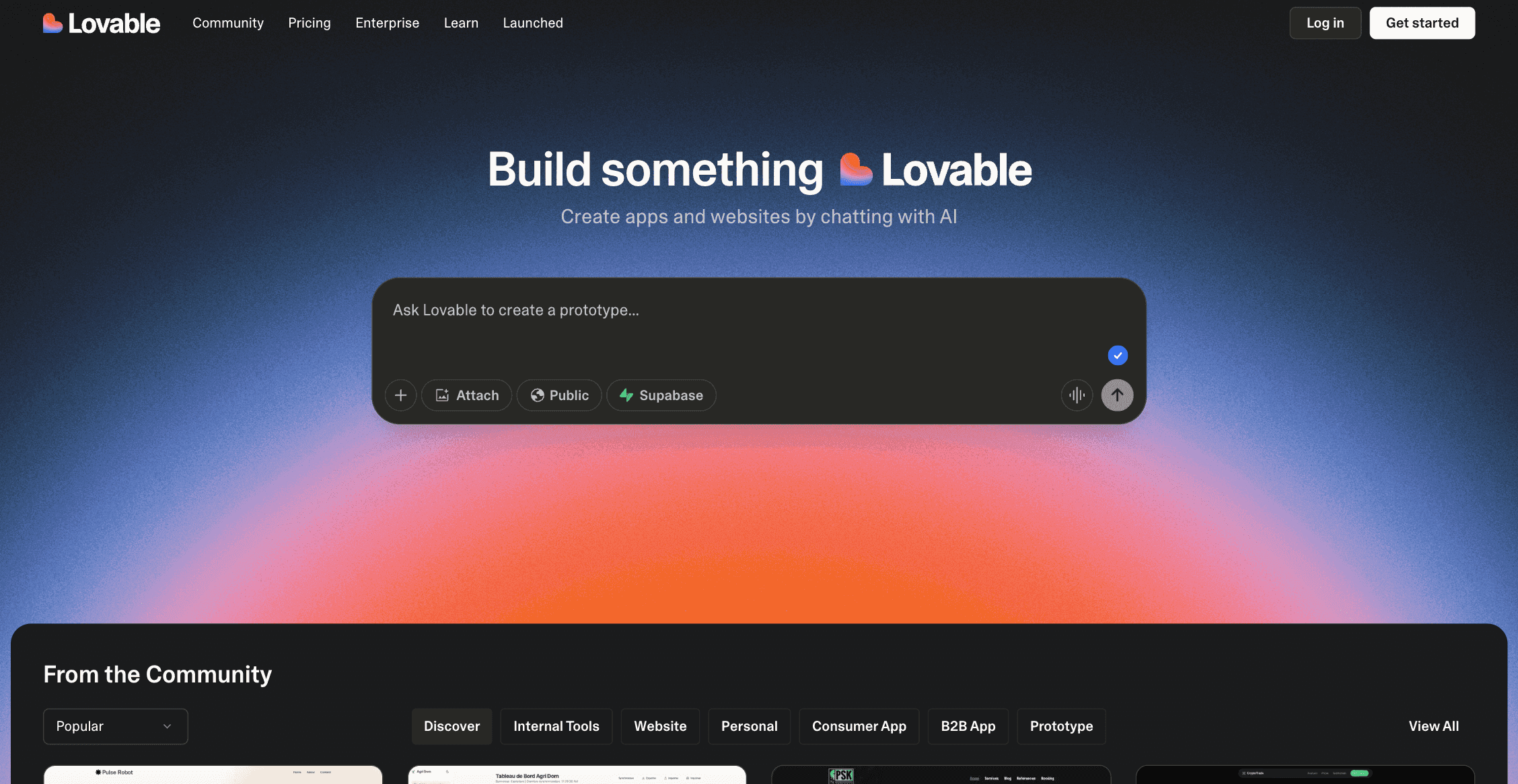 lovable vibe coding tool for mobile apps