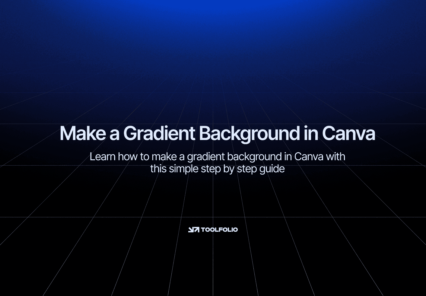 Make a Gradient Background in Canva
