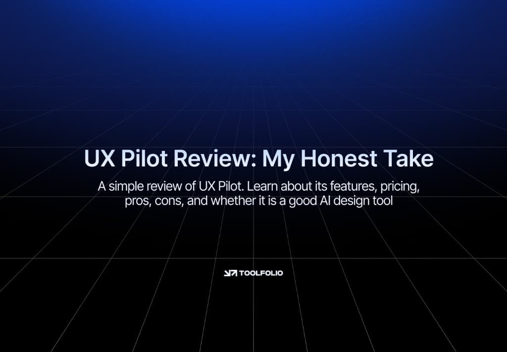 Cover for UX Pilot Review: My Honest Take