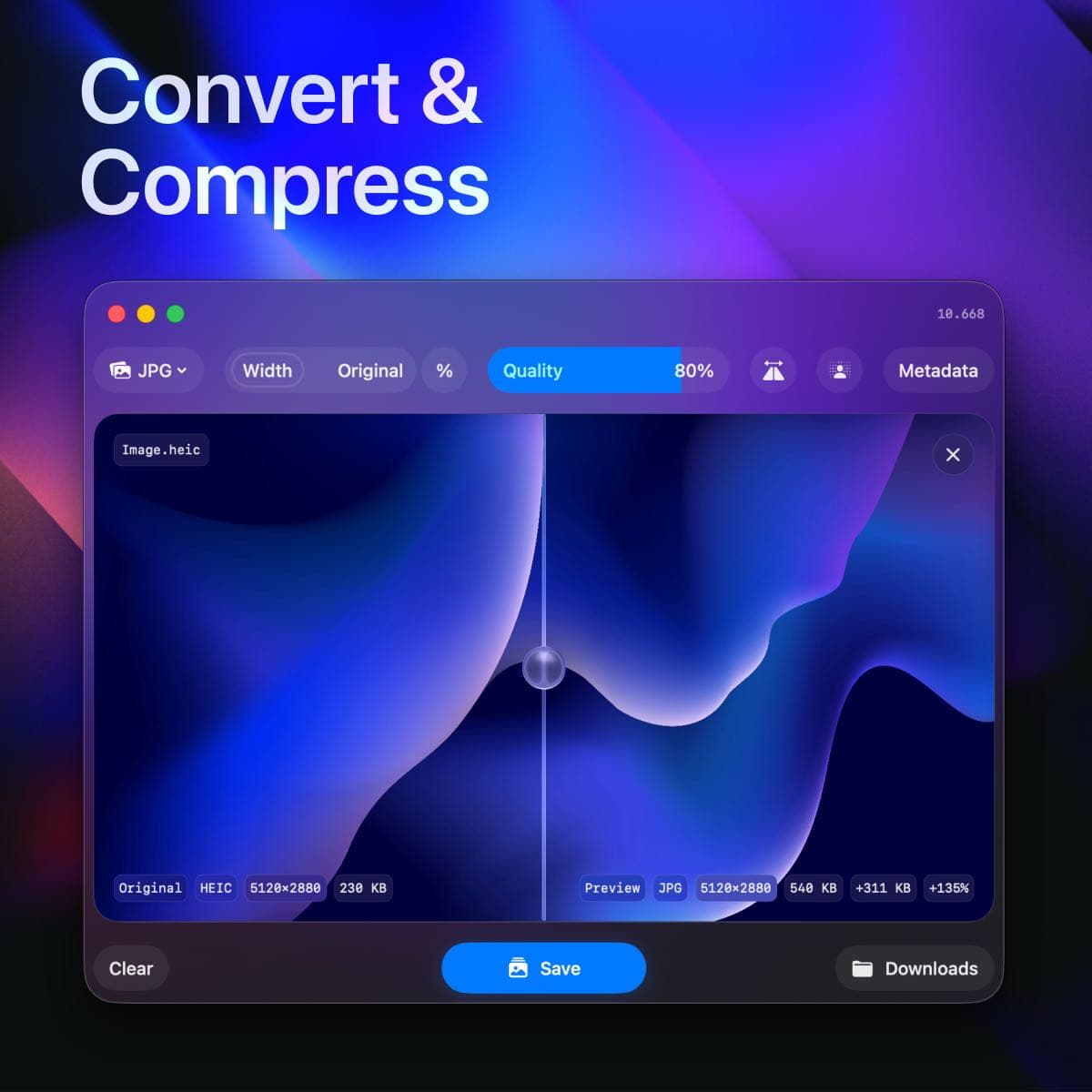 Convert & Compress