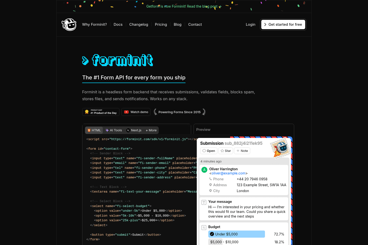 Forminit