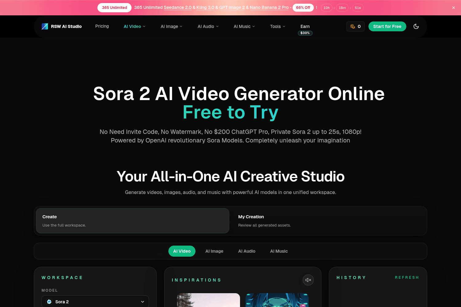 RSW Sora 2 AI Studio